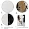 Designart 'Black, White And Gold Expression II' Modern Canvas Wall Art